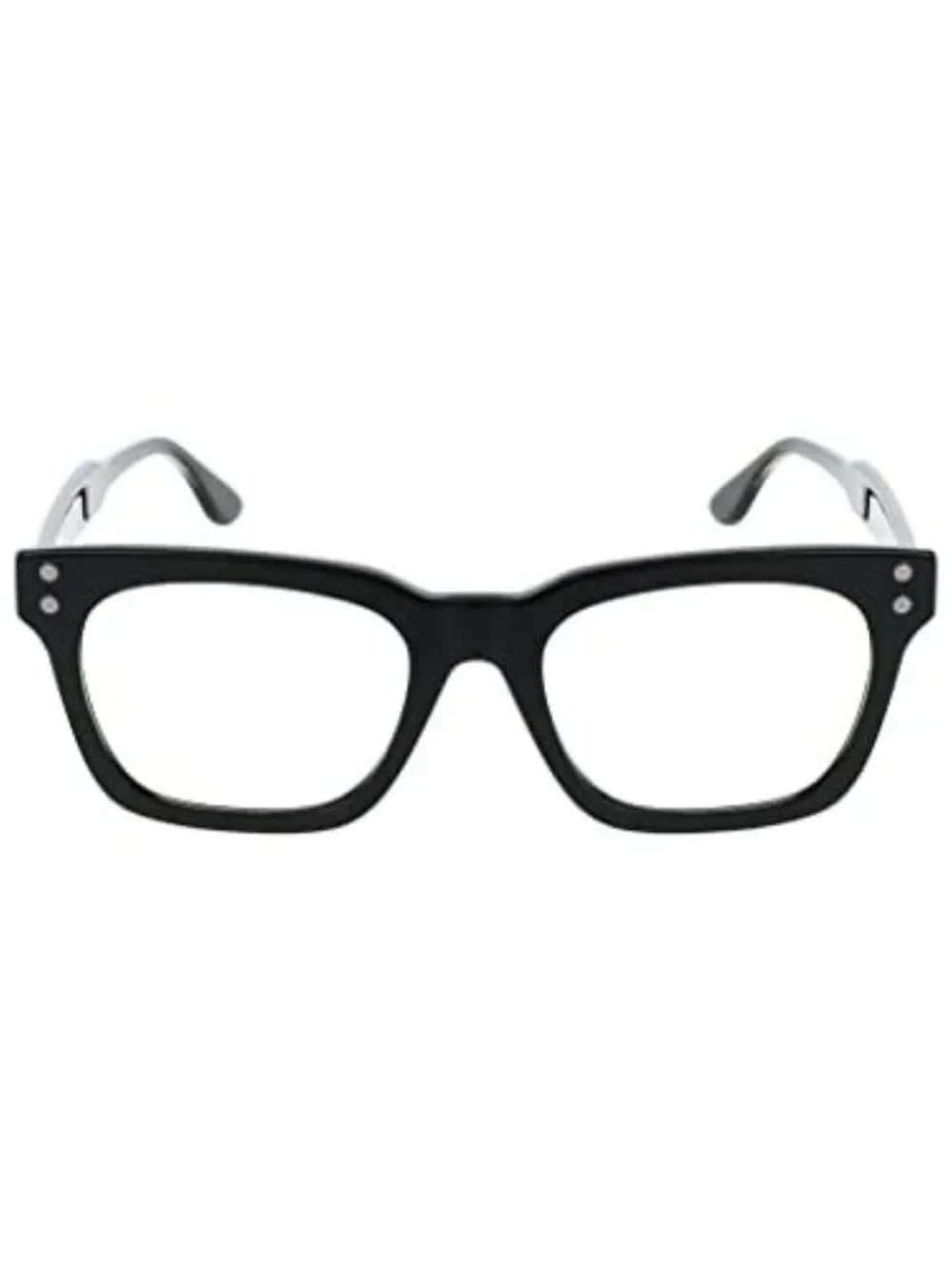 New Bottega Veneta Women's Eyeglasses Mens Square Rectangle Black Grey Eye
